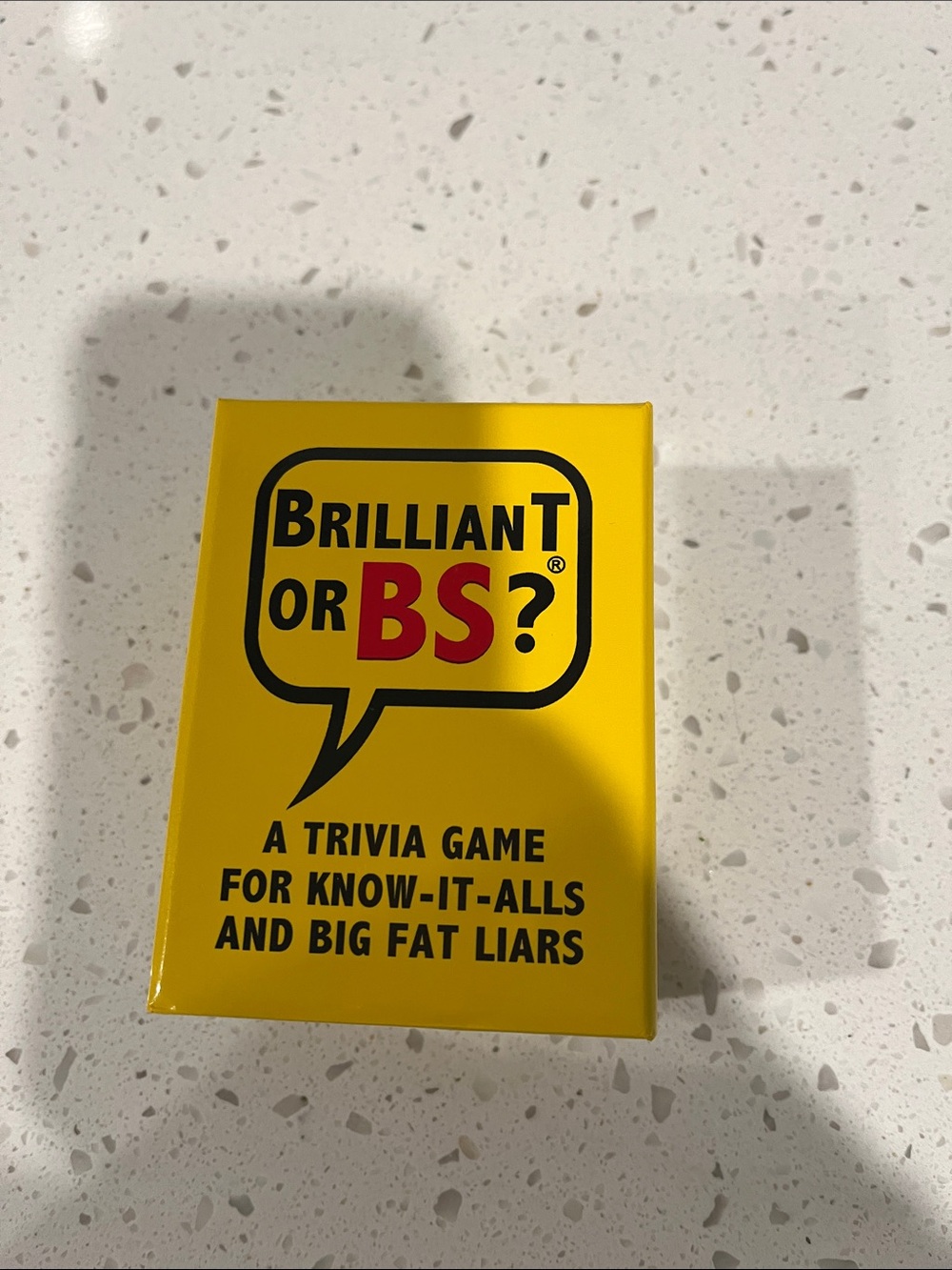 Brilliant or BS? Trivia Game - Yellow